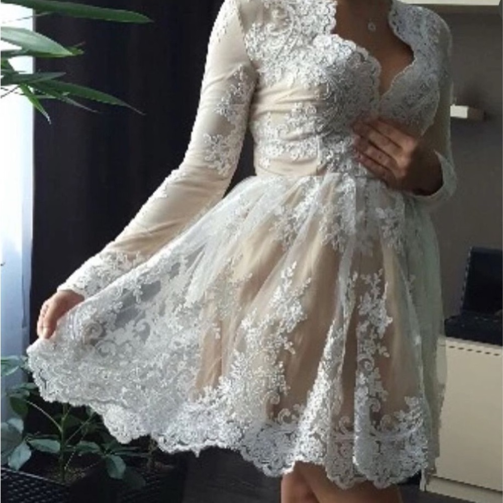 White Lace Dress